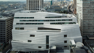 旧金山现代艺术博物馆（SFMOMA）扩建项目建筑漫游动画