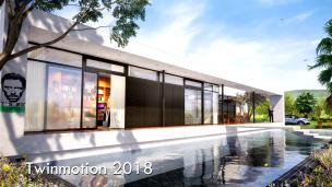 TWINMOTION 2018 RENDERING TUTORIALS#3 - POOL HOUSE - DAYLIGHT